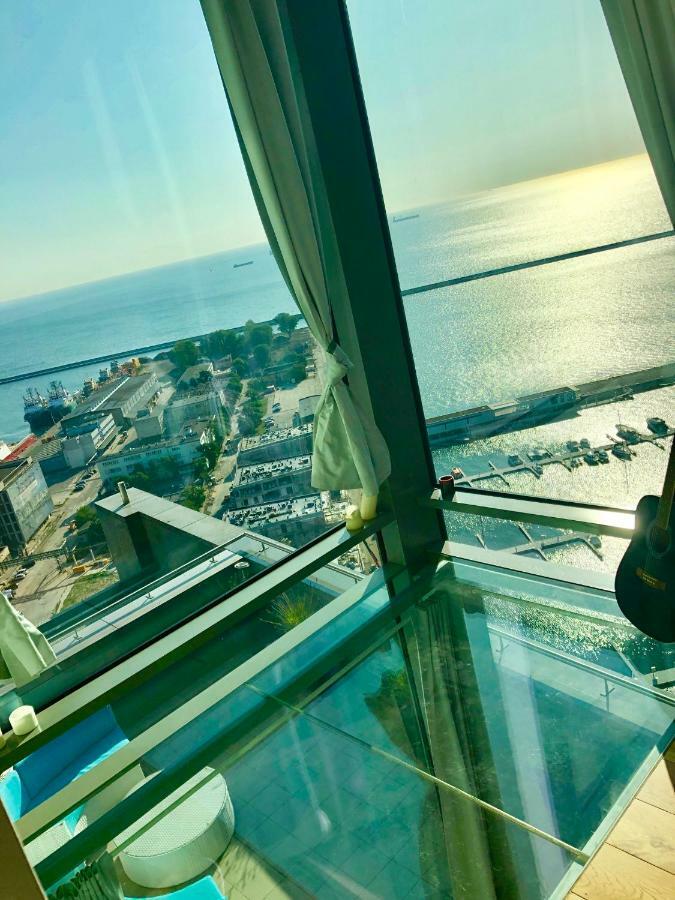 Sea Towers Penthouse 23-24 Two-floors Sea View Panoramic Terrace 110m2 !!! Jacuzzi Gdynia